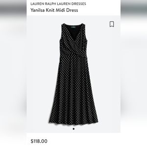 LAUREN RALPH LAUREN Yanilsa Knit Midi Dress